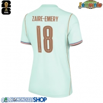 Maglie da calcio Francia Warren Zaire-Emery #18 Seconda Maglia Femminile Mondiali 2026  Manica Corta